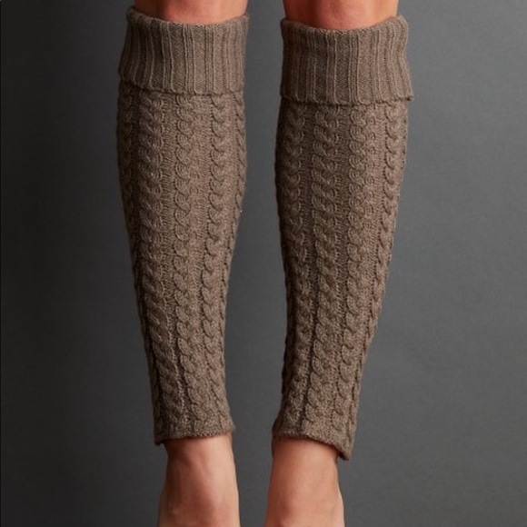 Cable Knit Leg Warmers - Picture 1 of 4